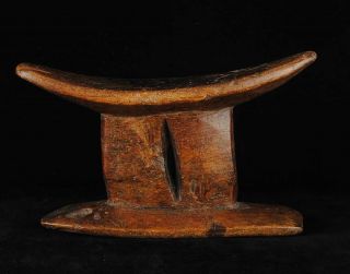 Antique African Tribal Art Wooden Headrest Guragee