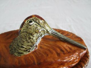 ANTIQUE FRENCH PILLIVUYT PILIVITE TUREEN PATE EN CROUTE WOODCOCK PORCELAIN DISH 11