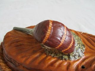 ANTIQUE FRENCH PILLIVUYT PILIVITE TUREEN PATE EN CROUTE WOODCOCK PORCELAIN DISH 12