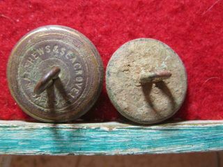 DETECTING FINDS 2 DUG ANCHOR MILITARY BUTTONS 2