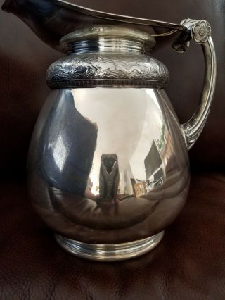 Gorham 1874 Sterling Silver Mythological Water Pitcher