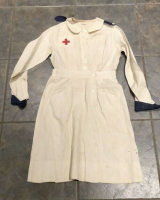 Vintage Ww1 Ww2 Era Nurse Uniform