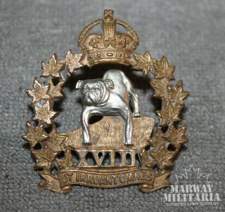 Pre Ww1,  18th Manitoba Mounted Rifles Cap Badge (inv17655)