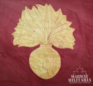 WW1,  87th/247th Battalion Canadian Grenadier Guards Headquarters Pennant (17688) 2
