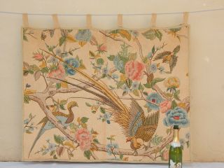 Vintage French Wall Hanging/tapestry (114x89cm)