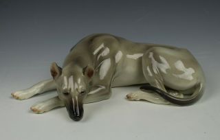 Nymphenburg Theodor Karner Figurine 151 Dog " Lying Mastiff " Worldwide