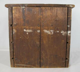 Antique 1880 ' s American Miniature Softwood Chest of Drawers Salesman Sample yqz 9