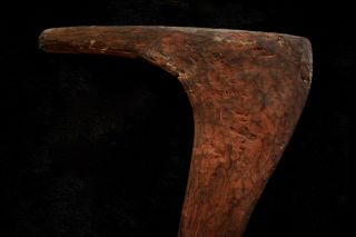 Exceptional Large Aboriginal No 7 Hook Boomerang - Central Australia Early 20thC 8