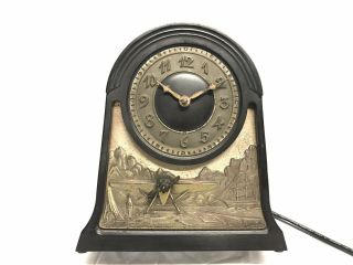 Vintage Chronart Polar Bird Electric Clock By Jersey Clock Co.  || Ref 21560