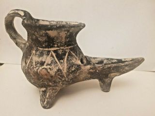Ancient Bronze Age Pre - Urartian Oil Lamp,  Circa 14 C.  Bc
