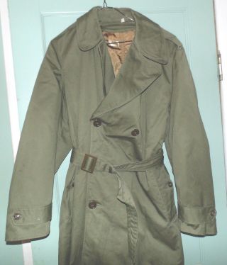 Military Overcoat,  Reg/Med,  Korean,  WWII,  Winter,  Vintage 2