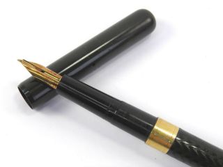 Antique Mabie Todd & Co The Swan Pen 300 Bakelite Ink Fountain Pen Gold Nib