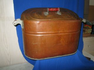 Antique Copper Boiler With Lid