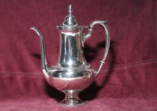Fisher Silversmith Co Sterling Silver Coffee Pot 9447 9 ½ " 15.  Oz / 430 Gr