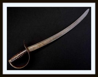 Rare Nathan Starr M - 1826 Naval Cutlass Us Navy Sword In American Civil War