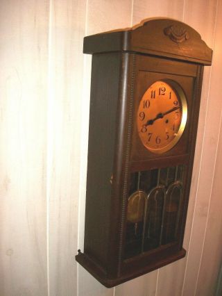 Vintage / Antique Old German Wall Clock Germany 2