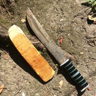 Wwii Fixed Blade Theater Made Trench Art Fighting Knife
