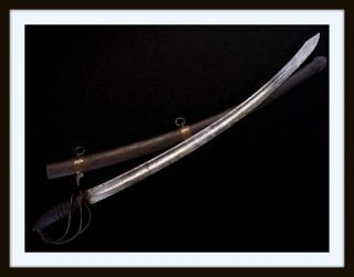 Antique American Civil War Confederate Model 1818 " N.  Starr " Cavalry Sword