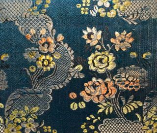 Rare 18th Century Silk Floral Brocade C1750s,  Spitalfields,  Lyon 59.