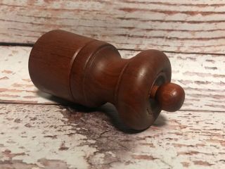 VINTAGE DANSK TEAK PEPPER MILL SALT SHAKER JENS QUISTGAARD Goldenberg - France 2