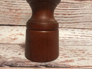 VINTAGE DANSK TEAK PEPPER MILL SALT SHAKER JENS QUISTGAARD Goldenberg - France 4