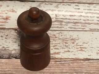 VINTAGE DANSK TEAK PEPPER MILL SALT SHAKER JENS QUISTGAARD Goldenberg - France 8