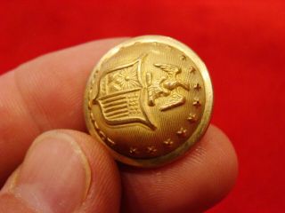 YORK CIVIL WAR MILITIA COAT BUTTON WITH RARE 