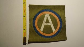 Extremely Rare Wwi 3rd Army Liberty Loan Style Patch.  Rare