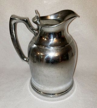 Vintage U.  S.  Army Medical Corps silver Stanley Pitcher - Landers,  Frary & Clark 3