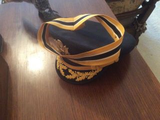 Kingform US Army ASU Dress Blue Field Grade Military Hat Cap 7 1/8 Medical 2