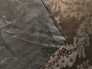 LATE 18th/ EARLY 19th CENTURY FRENCH PURE SILK DAMASK,  65 10