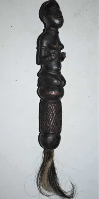 Orig $499 - Ba Kongo Nikisi,  Magic Whisk Early 1900s Large 13 " Prov.