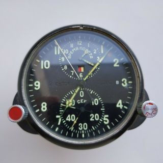 Achs - 1 Chronograph Military Airforce Cockpit Clock Ussr Tu134 Mig21 Mi9