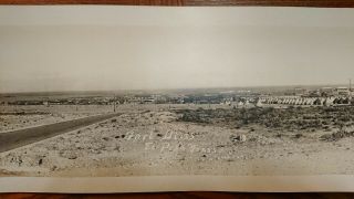 Fort Bliss Yard Long Panoramic Photo El Paso Texas Army Military Camp Wwi