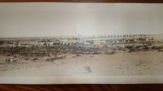 Fort Bliss Yard Long Panoramic Photo El Paso Texas Army Military Camp WWI 2