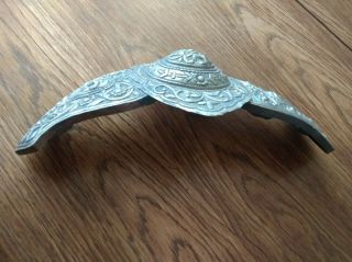 Authentic Huge Balkan Folklore Handmade Silver Jewelry Belt Buckle PAFTA 1900 3