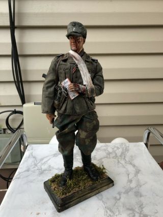 1/6 Custom Wounded German Strumfuhrer Dragon Did Wwii Action Figure Officer Ss