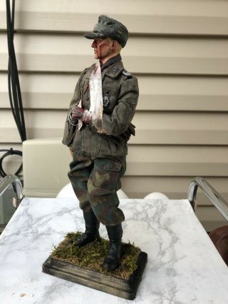 1/6 Custom Wounded German Strumfuhrer Dragon DiD WWII Action Figure Officer SS 2