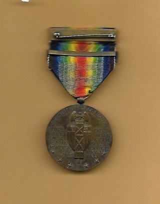 U.  S.  WW1 VICTORY MEDAL WITH NAVY TRANSPORT BAR 2