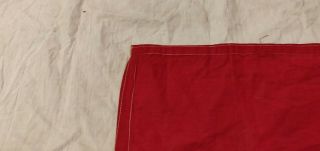 2 Antique Signal Corp Flag - Civil War / WWI / WWII wigwag corps red white 7