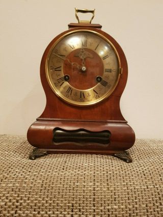 Vintage Wuba Warmink Mantle Clock From 1960,  Double Bell