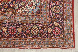 Traditional Persian Floral Area Rug Handmade Oriental Carpet 8 x 12 Medallion 4