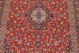 Traditional Persian Floral Area Rug Handmade Oriental Carpet 8 x 12 Medallion 7