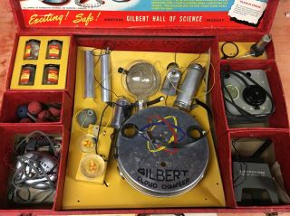 Rare Gilbert U - 238 Atomic Energy Lab toy with parts and case 2