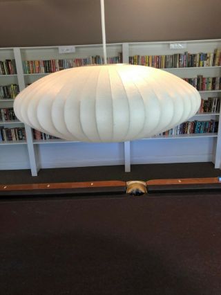Vintage Howard Miller George Nelson Saucer Bubble Lamp In