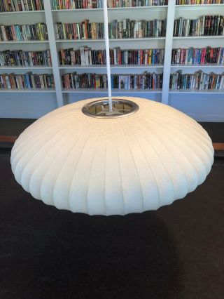 Vintage Howard Miller George Nelson Saucer Bubble Lamp in 3