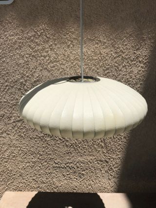 Vintage Howard Miller George Nelson Saucer Bubble Lamp in 6