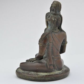Antique Tibet bronze Buddha Amitayus 18th /19th century,  Asian 3