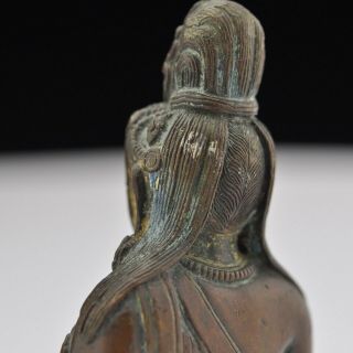 Antique Tibet bronze Buddha Amitayus 18th /19th century,  Asian 5