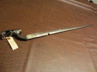 VINTAGE ANTIQUE 1800s BRITISH MILITARY P1876 MARTINI ERA MUSKET RIFLE BAYONET 6